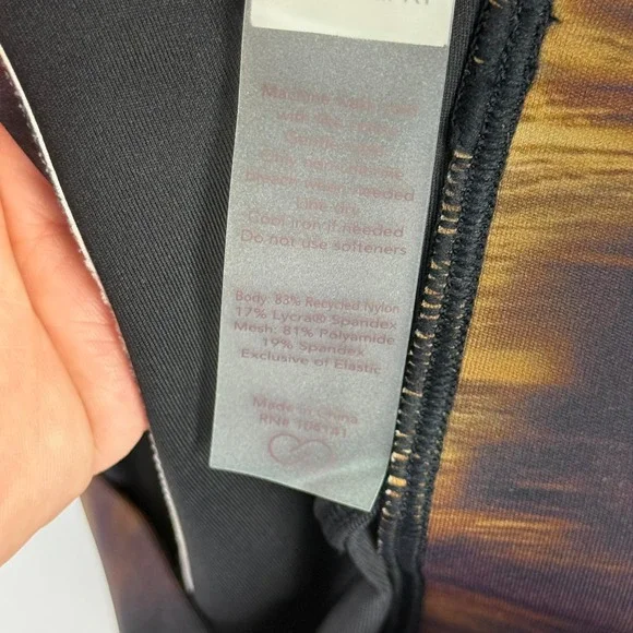 Callia by Carrie Underwood Padded Sports Bra Medium Impact Racerback Brown M - Picture 6 of 8